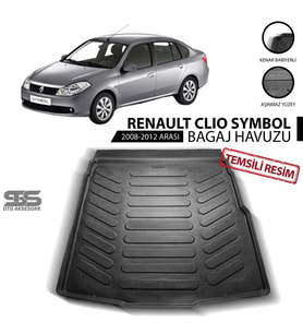 Renault Symbol Thalia Bagaj Havuzu 2008-2012 Havuzlu Bagaj Paspası