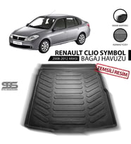 Renault Symbol Thalia Bagaj Havuzu 2008-2012 Havuzlu Bagaj Paspası
