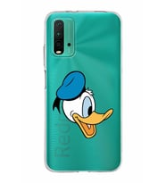 Xiaomi Poco M3 Uyumlu Kapak Donald Duck Tasarımlı Şeffaf Silikon Kılıf