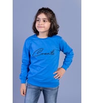Toontoy Erkek Çocuk Baskılı Sweatshirt (Saks)