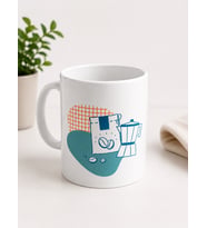 Coffeeholic Tasarım Porselen Kupa ( Kişiye özel isim baskısı yapılabilir )