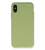 Pilelistore   iPhone XS Max Kılıf Nano içi Kadife Silikon - Yeşil