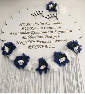 Kişiye Özel Yeni Doğan Kapı Süsü