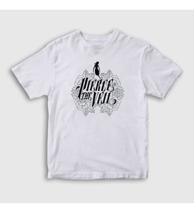 Presmono Unisex Çocuk Beyaz Logo Pierce The Veil T-Shirt 382698tt (Beyaz)