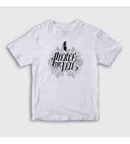 Presmono Unisex Çocuk Beyaz Logo Pierce The Veil T-Shirt 382698tt (Beyaz)