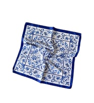 Saten Bandana Saten Fular Saten Çanta Aksesuarı Özel Desen Bandana 45X50 Cm