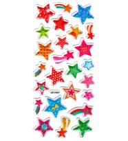 Işıltılı Sticker Kabartmalı Stiker Defter Planlayıcı Etiket (Dfh041)-18x9cm- Kuyruklu Yıldız