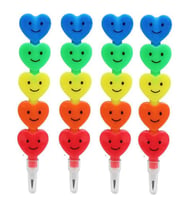 Emoji Yumurtlayan Kalp Kurşun Kalem 4 Grup 20 Uç