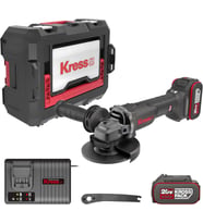 Kress Kuh10.2 20Volt 4.0Ah. Li-Ion Çift Akülü 125Mm Kömürsüz Profesyonel Şarjlı Devir Ayarlı Avuç Ta (Standart)