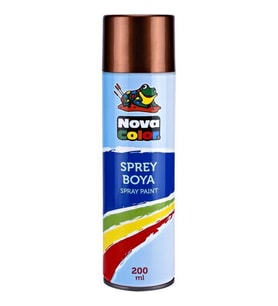 Nova Color Sprey Boya 200 ml. METALİK BAKIR 