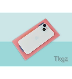 İphone 15 Arka Pil Batarya Kapağı Kapak ( Full Kamera Lensli ) MAVİ