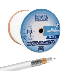 Mag Rg6-U4 Anten Kablosu 64 Tel 300 Metre