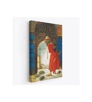 Osman Hamdi Bey'in Kaplunbağa Terbiyecisi İsimli Eseri Kanvas Tablo-5129