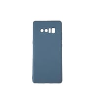 Galaxy Note 8 ile Uyumlu Cappy Silikon Kılıf Lacivert