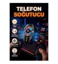 Type-C Bağlantılı Telefon Soğutucu Radyatör – 2 Kademeli Dijital Kontrollü