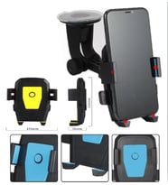 Araç İçi Cam ve Torpido Vantuzlu Telefon Tutucu