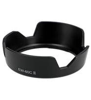 Ayex EW-60C II Parasoley – Canon EF-S 18-55mm ve EF 28-80mm / 28-90mm ile Uyumlu Lens Hood