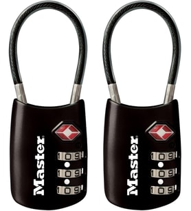 Master Lock Asma Kilit, Kendi Kombinasyonunuzu Ayarlayın Tsa Kabul Kablo Bagaj Kilidi, 1-3/16 Inç Ge