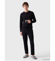 LC WAIKIKI Siyah Standart Kalıp Erkek Pijama Altı