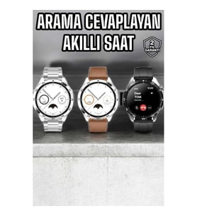 Mey İthalat® Akıllı Saat Bildirim Görme Sesli Görüşme Çoklu Kordon GPS Takibi