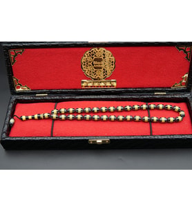 8'li Yarma Oltu Taşı Tesbih sk000159 (Çok Renkli)