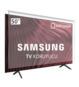 SAMSUNG 50RU7105 TV EKRAN KORUYUCU - Samsung 50" inç 126 Tv Ekran Koruyucu Şeffaf Paneli