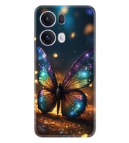 Oppo Reno 13F Kılıf Boutique Baskılı Resimli Rengarenk Kelebek Pcode -097