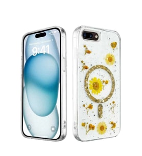 iPhone 7 Kılıf Daisy Simli Magsafe Kapak -