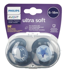 AVENT ULTRA SOFT 6-18 AY 2 Lİ ERKEK EMZİK