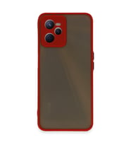 Realme C35 Kılıf Montreal Silikon Kapak - Kırmızı