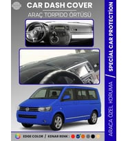 VOLKSWAGEN TRANSPORTER T5 (2003-2016) Torpido Örtüsü Ön Göğüs Koruma Torpido Koruma Tam Uyum