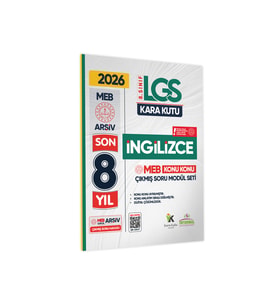 2026 Lgs 8.sınıf Ingilizce Karakutu Meb Çıkmış Soru Modülü Dijital Çözümlü Konu Konu Son 8 Yıl