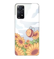 Redmi Note 11 Pro Uyumlu Sevimli Arı Tasarımlı Şeffaf Telefon Kılıfı
