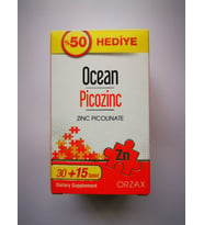 Ocean Picozinc Çinko Pikolinat 30+15 Tablet
