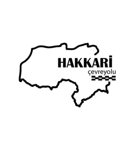 Hakkari Çevreyolu Sticker 12*9 Cm