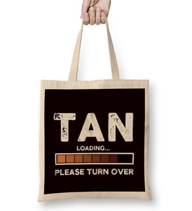 Tan Beach Sun Sunshine Sunset Vacation Traveler Summer Ocean Bez Çanta Uzun Saplı