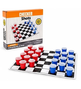 32 Shot Bardaklı Dama Oyunu Seti Alk5347