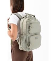 Ultra Hafif Şik ve Su Geçirmez Orta Boy Sırt Çantası Vizon Model: (571-13-9F)