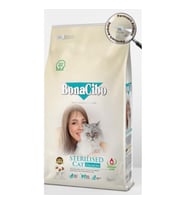 BonaCibo Adult Cat Sterilised Somonlu Kısırlaştırılmış Kediler için Somonlu Yetişkin Kedi Maması 5 Kg