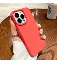 Iphone 16 Pro Uyumlu Kılıf Lansman Silikon Ve Esnek (Kırmızı)