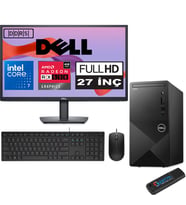 Dell Vostro 3030 mt Intel Core I7 12700 24GB Ddr5 1tb SSD 27" Fhd Windows 11 Pro Amd RX550-4GB Masaüstü Bilgisayar 27N3030I7RX550P13 + Zetta USB Bellek