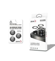 Apple iPhone 16 Pro Zore CL-12 Premium Safir Parmak İzi Bırakmayan Anti-Reflective Kamera Lens Koruy