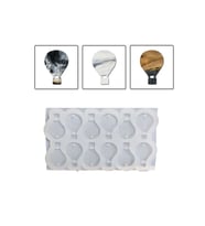 Tahtakale Toptancı Epoksi Silikon Kalıp Çoklu Kapadokya Balonu Kolye Anahtarlık Küpe Kalıbı 14X21 MM 12 li