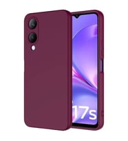 Coverzone Vivo Y17S ?le Uyumlu K?l?f Z-Mara Lansman Vieri Tam Koruma Arka Kapak Kamera Koruma �?k?nt?l? P�r�zs�z Y�zey Koyu Mor