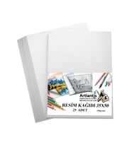 Resim Kağıdı 35x50 25 Li 100 gr 1 Paket 35*50 Resim Kartonu