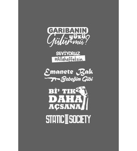 Oto Arka Cam Sticker Model 55 Beyaz 40*20 Cm