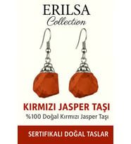 Sertifikalı Ham İşlenmemiş Kırmızı Jasper Taşı Küpe – Güç, Topraklanma ve Ruhsal Dayanıklılık (Çok Renkli)