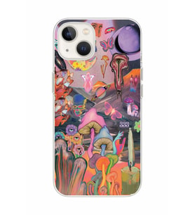 Iphone 14 Plus Uyumlu Aesthetic Desenli Şeffaf Telefon Kılıfı