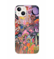 Iphone 14 Plus Uyumlu Aesthetic Desenli Şeffaf Telefon Kılıfı
