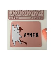 Sevimli Kedi Mouse Pad, 21x17 cm, Kaymaz Taban, Ev, Ofis ve Oyun için Rahat ve Yumuşak Mousepad